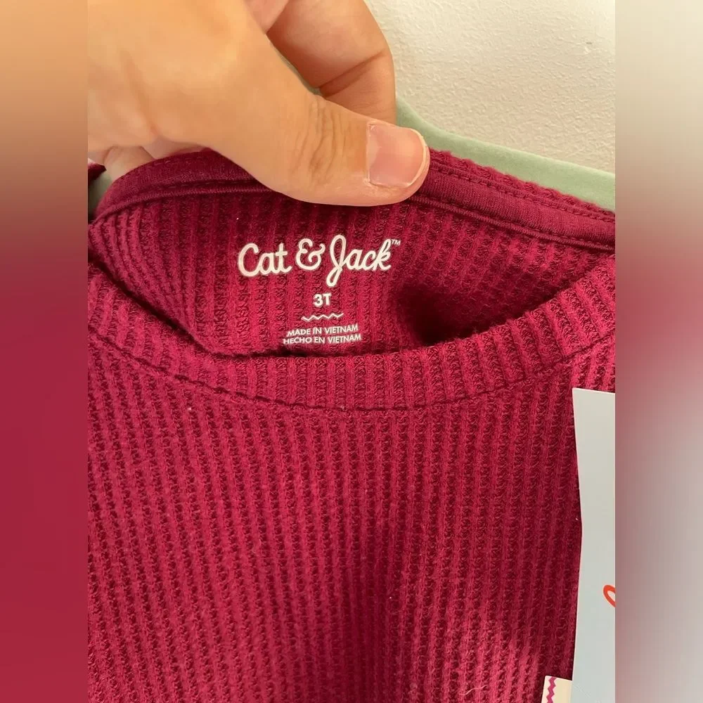 Cat & jack long sleeve shirt NWT size 3T